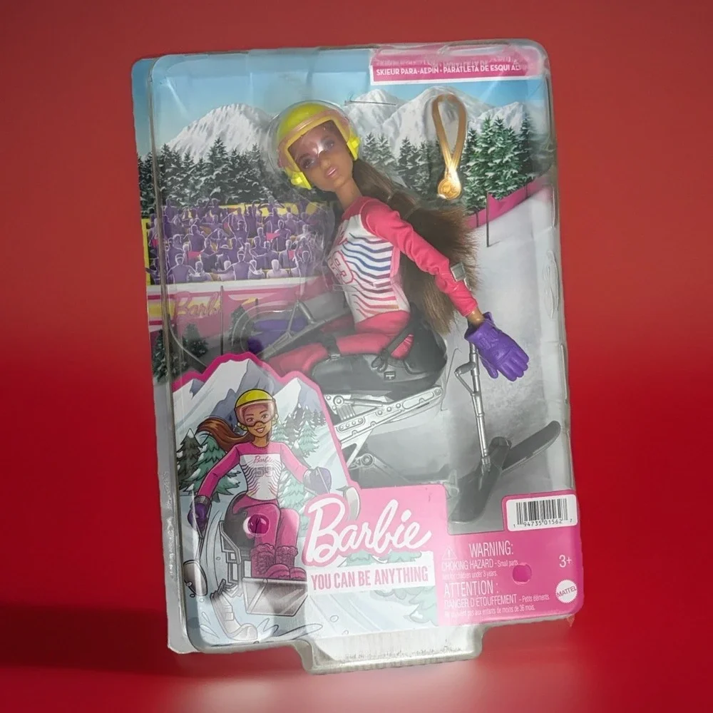 Mattel Barbie Para Alpine Skier You Can Be Careers Doll & Accessories 2021 HCN33